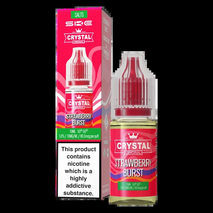 Strawberry Burst Nic Salt by SKE Crystal 10ml