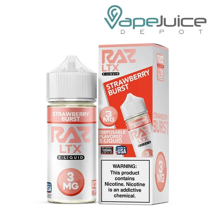 Strawberry Burst Pod Juice x RAZ LTX 100ml