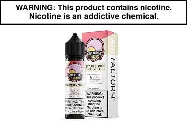 STRAWBERRY CRUMBLE BY AIR FACTORY 60ML