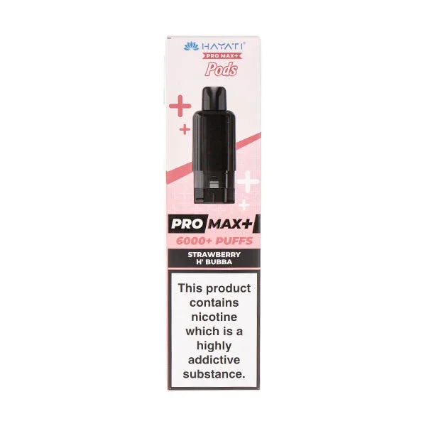 Strawberry H’Bubba Pro Max Prefilled Pod + Refill by Hayati