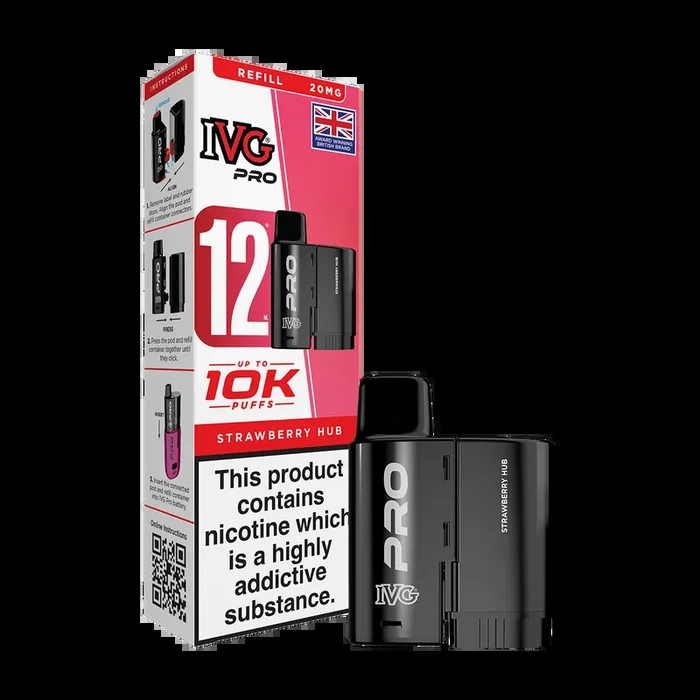 Strawberry Hub IVG Pro 12 Refill Pack