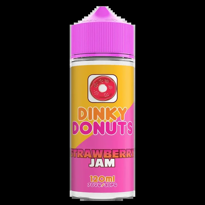 STRAWBERRY JAM E LIQUID BY DINKY DONUT 100ML 70VG