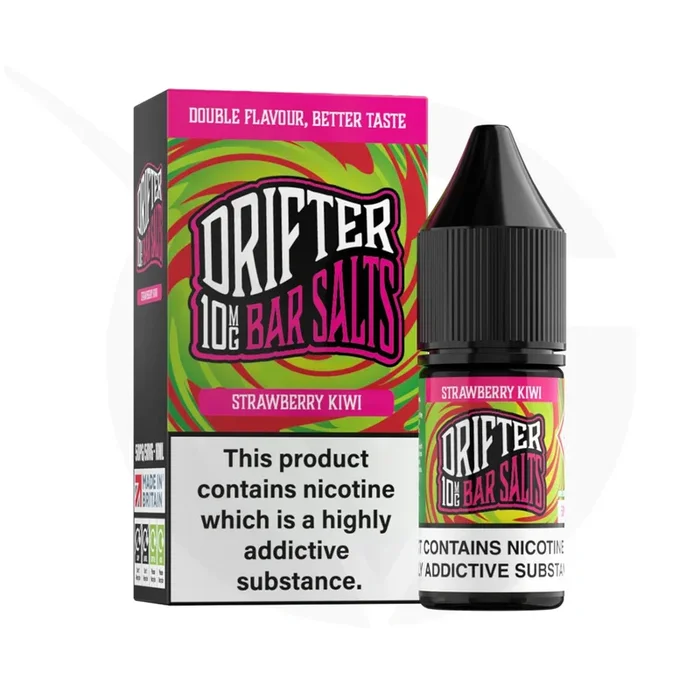 Strawberry Kiwi 10ml Nic Salt E-Liquid By Drifter