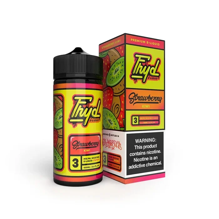 Strawberry Kiwi by FRYD Series E-Liquid 100mL (Freebase)