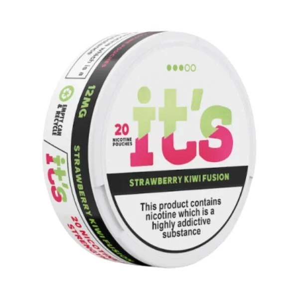 Strawberry Kiwi Fusion Nicotine Pouches by It’s.
