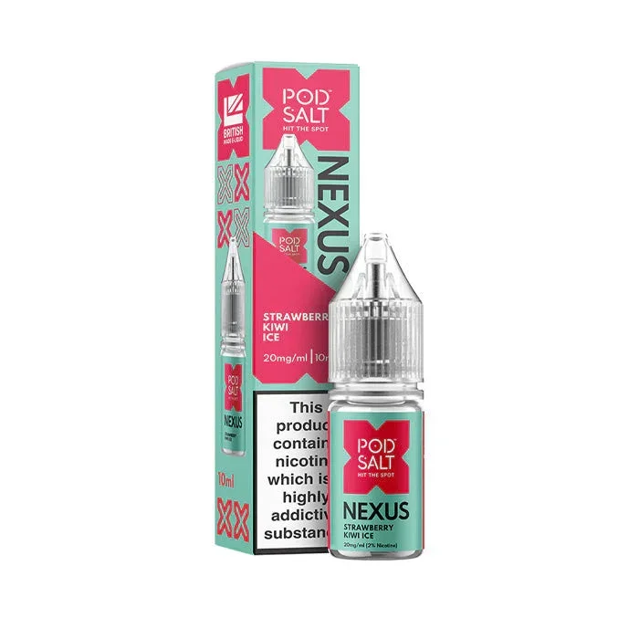 Strawberry Kiwi Ice – Pod Salt Nexus Nic Salts 10ml