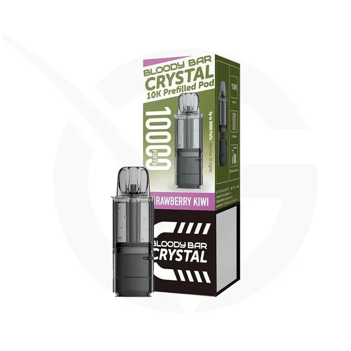Strawberry Kiwi Refill Pack By Bloody Bar Crystal 10k