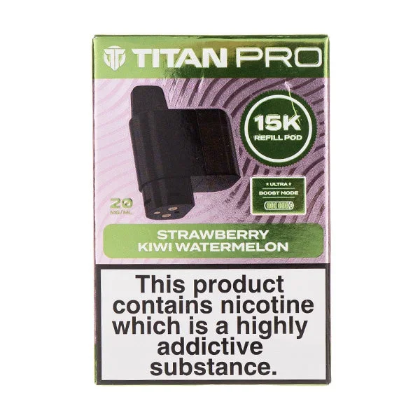 Strawberry Kiwi Watermelon Pro 15K Prefilled Pod + Refill by Titan