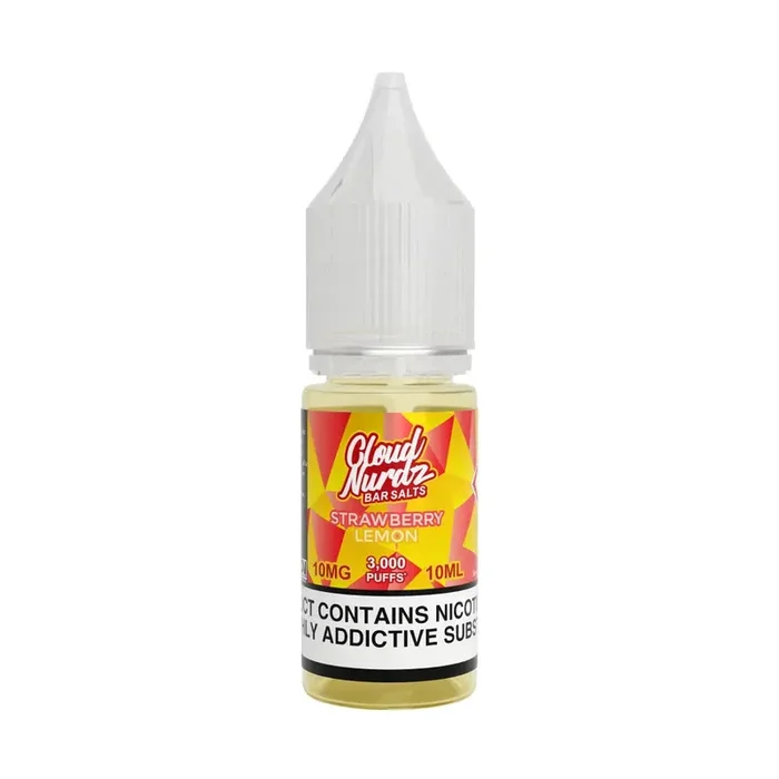 Strawberry Lemon 10ml Nic Salts by Cloud Nurdz