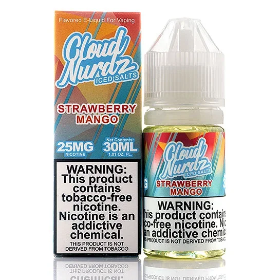 Strawberry Mango Iced Salt – Cloud Nurdz E-Juice
