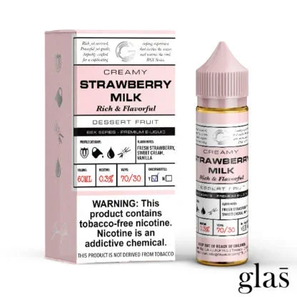 Strawberry Milk by Glas BSX TFN 60mL
