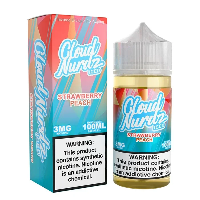 Strawberry Peach Ice Cloud Nurdz TFN 100mL