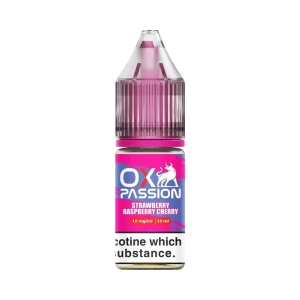 Strawberry Raspberry Cherry Nic Salt by Ox Passion. – 10ml