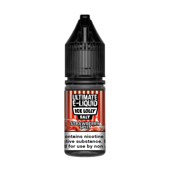 Strawberry Split Ice Lolly 10ml Nic Salt E-Liquid by Ultimate Juice