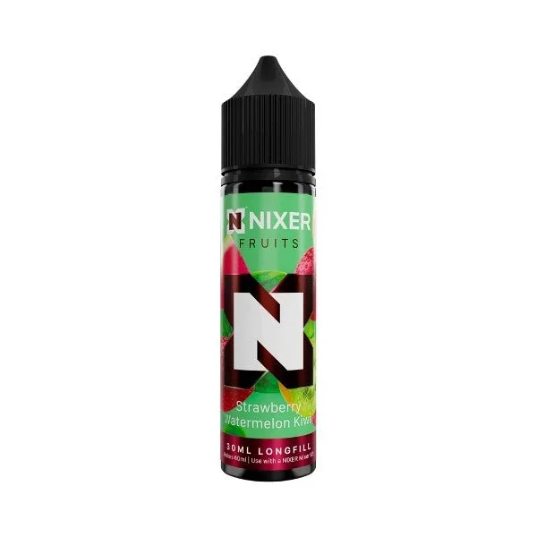 Strawberry Watermelon Kiwi Longfill by Nixer. – 30ml