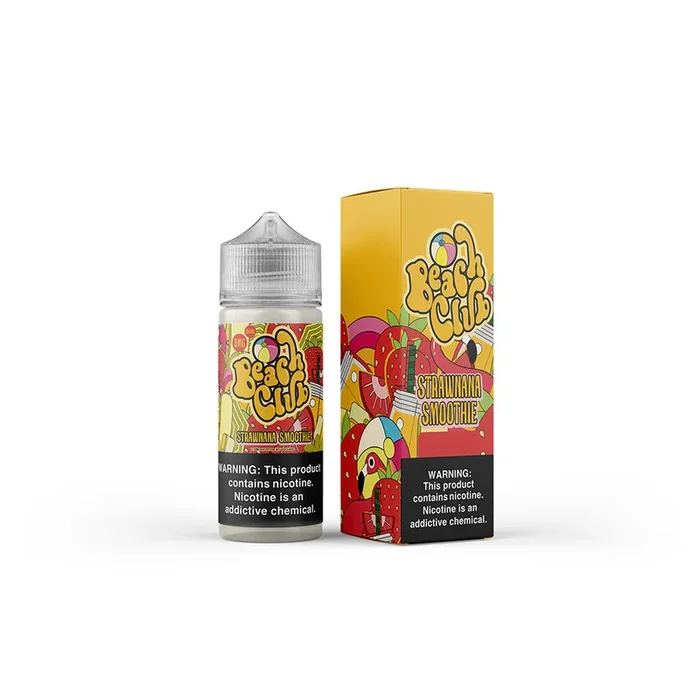 Strawnana Smoothie by Beach Club E-Liquid 100mL (Freebase)
