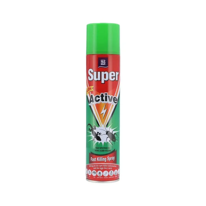 SUPER ACTIVE KILLER COCKROACH & LIZARD SPRAY 300 ML