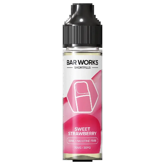 Sweet Strawberry Shortfill by Bar Works – 50ml