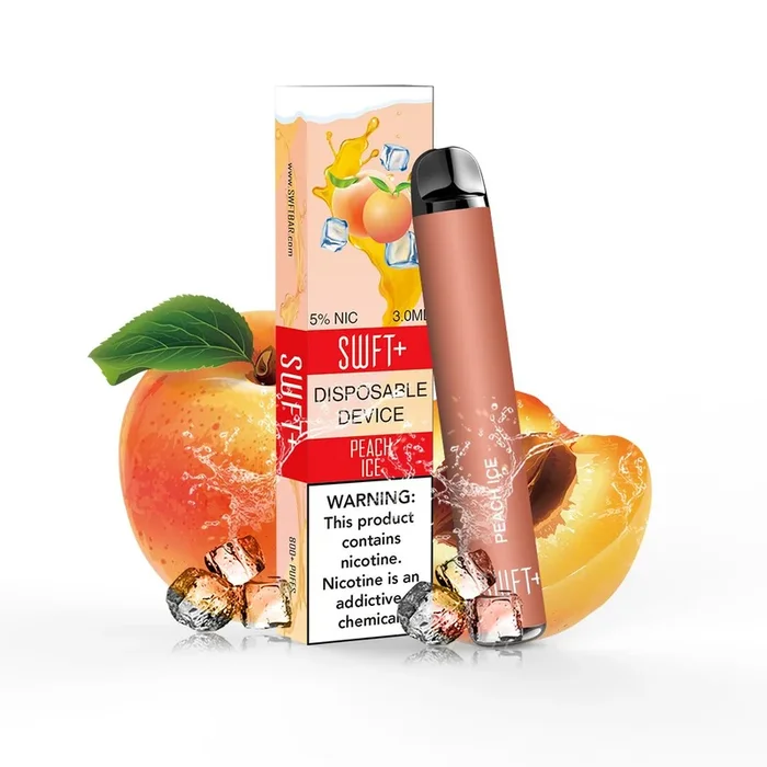 SWFT Plus + Bar 5% Disposable Device, Peach Ice
