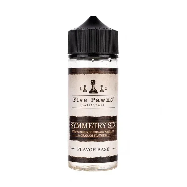 Symmetry Six 100ml (50/50) Shortfill E-Liquid by Five Pawns
