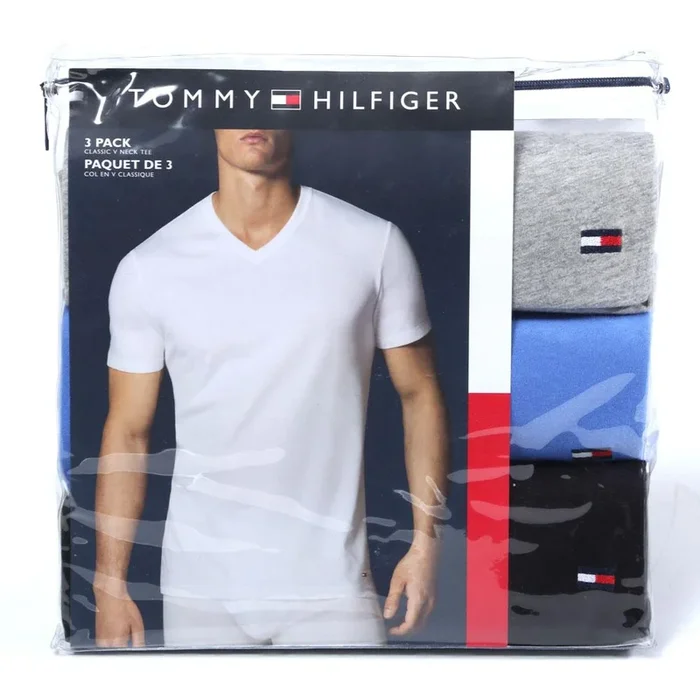 TH VNECK UNDER SHIRT PACK OF 3 09TVN1450 MIX S IR 21