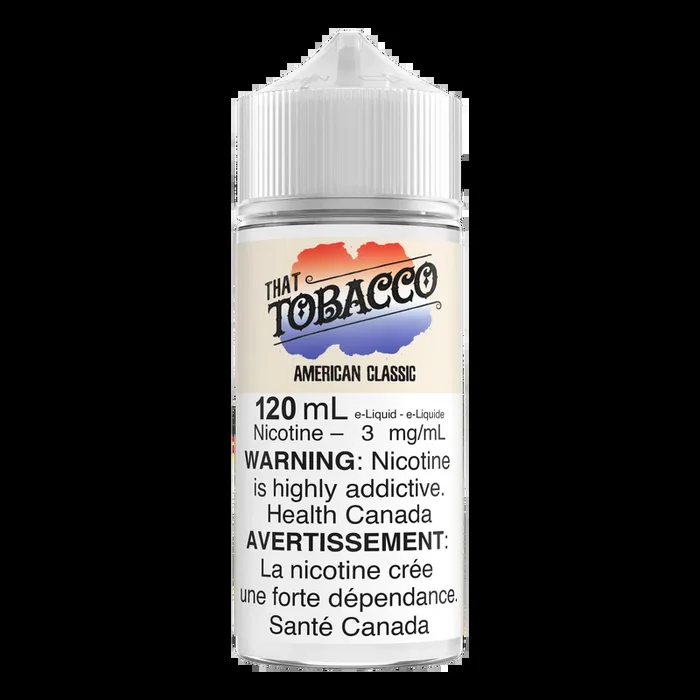 That Tobacco 120mL E-liquid – American Classic
