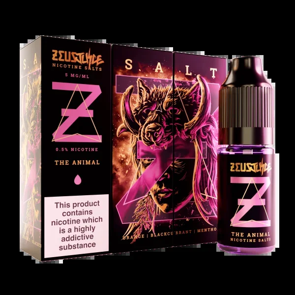 The Animal 10ml Nic Salt E-Liquid by Zeus Juice