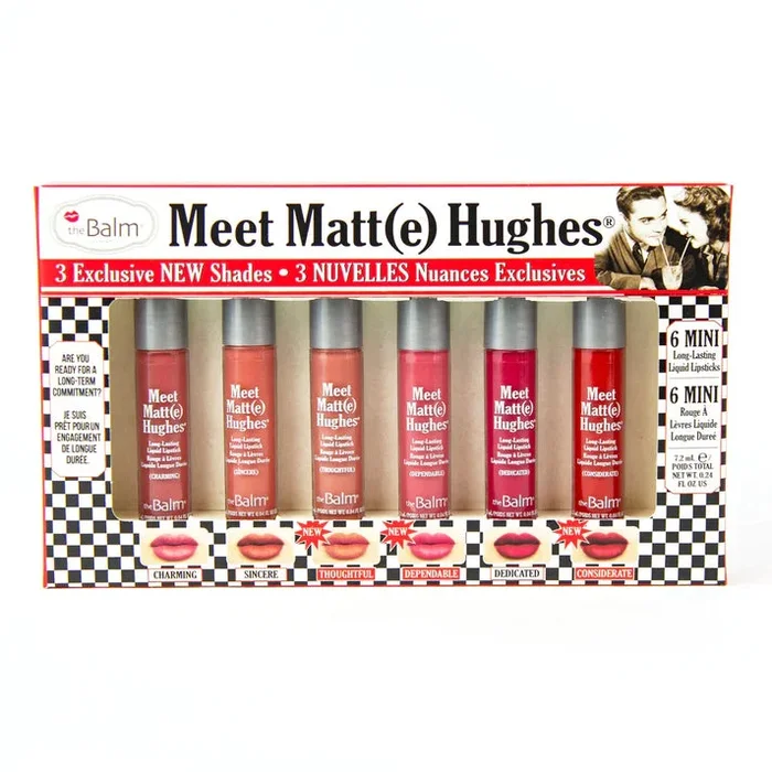 THE BALM MEET MATTE HUGHES MINI LIP SET VOL 14