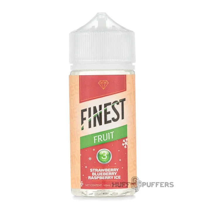 The Finest E-Liquid – Strawberry Blueberry Raspberry Ice 100mL