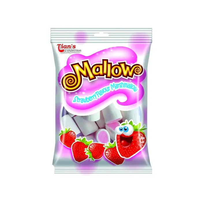 TIANS MARSHMALLOW STRAWBERRY FLAVOUR 80 GM