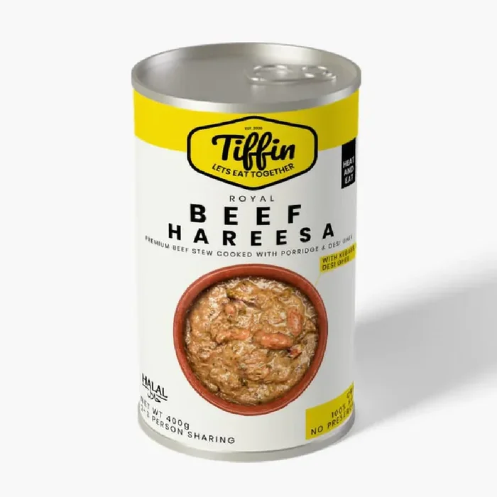 TIFFIN BEEF HAREESA READY TO EAT TIN 800 GM