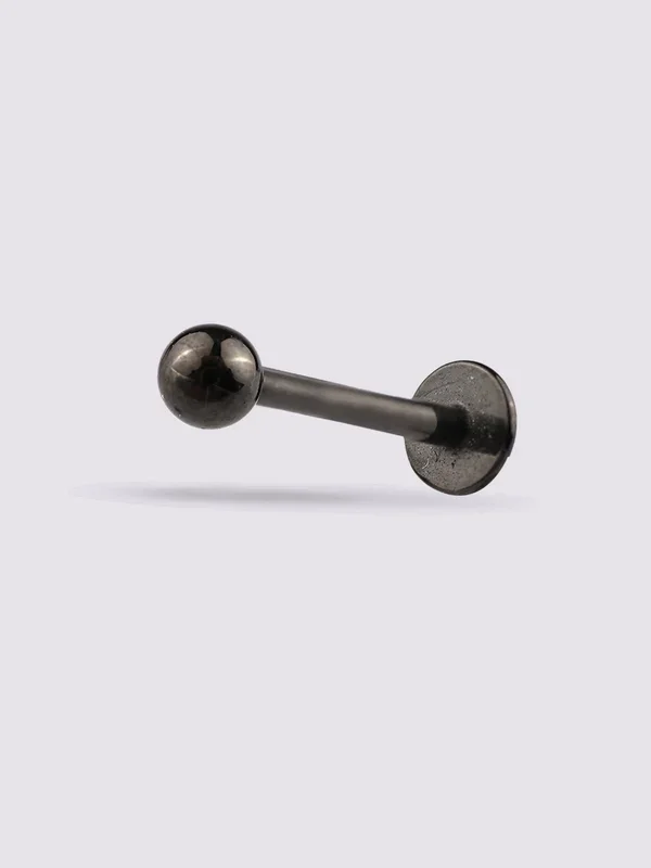 TItanium Plated Flatback Barbell 16G