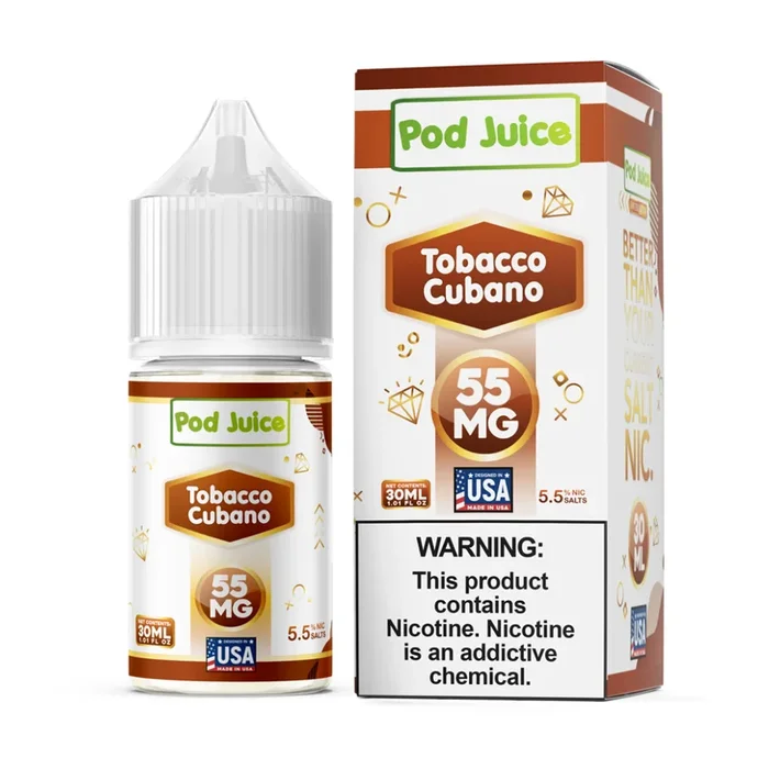 Tobacco Cubano Pod Juice TFN Salts 30mL