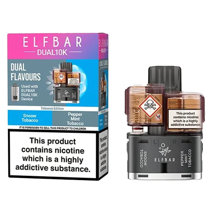 Tobacco Edition Pre-filled Pods By ElfBar 10K Dual
