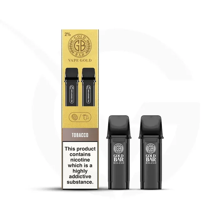 Tobacco Prefilled Pods By Gold Bar Reload