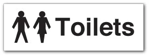 Toilets + Gents & Ladies symbol