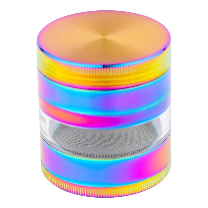 Transparent Rainbow Grinder – 53mm