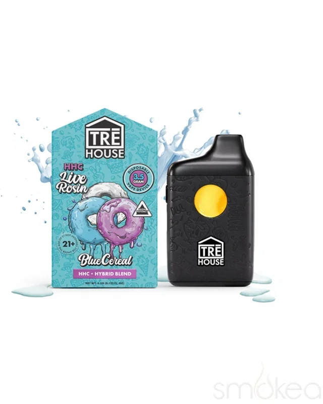 TRĒ House 3.5g HHC Live Rosin Vape – Blue Cereal