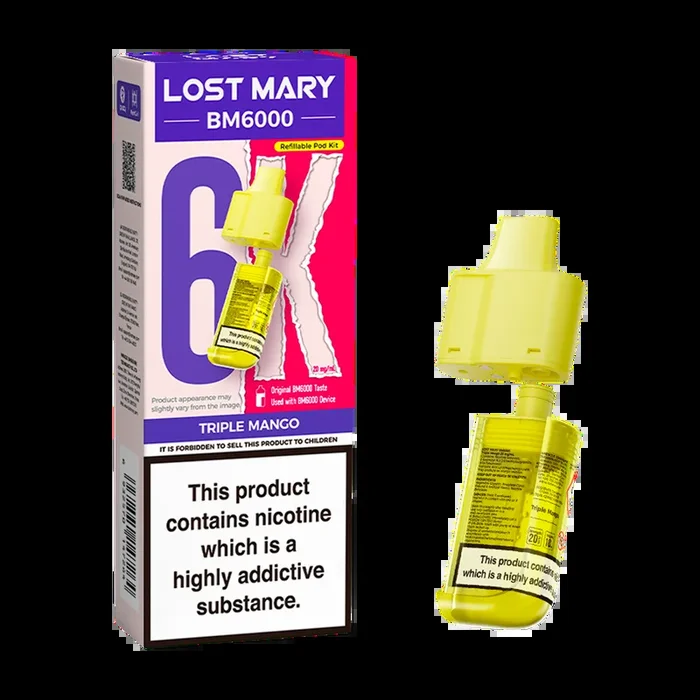 Triple Mango Lost Mary BM6000 Refill Pack