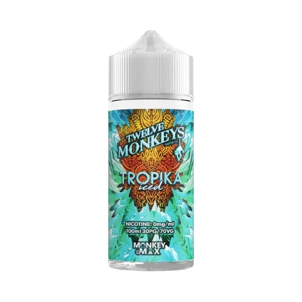 Tropika Iced Shortfill by Twelve Monkeys: Ice Age. – 100ml