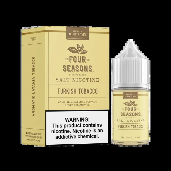 Turkish Tobacco by Four Seasons Salt Series 30ML