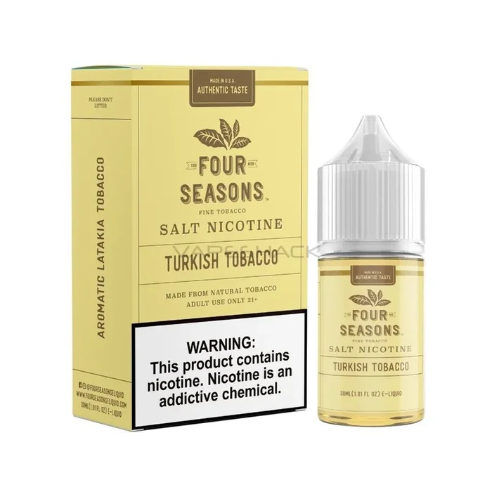 Turkish Tobacco Salt – Four Seasons – 30ML