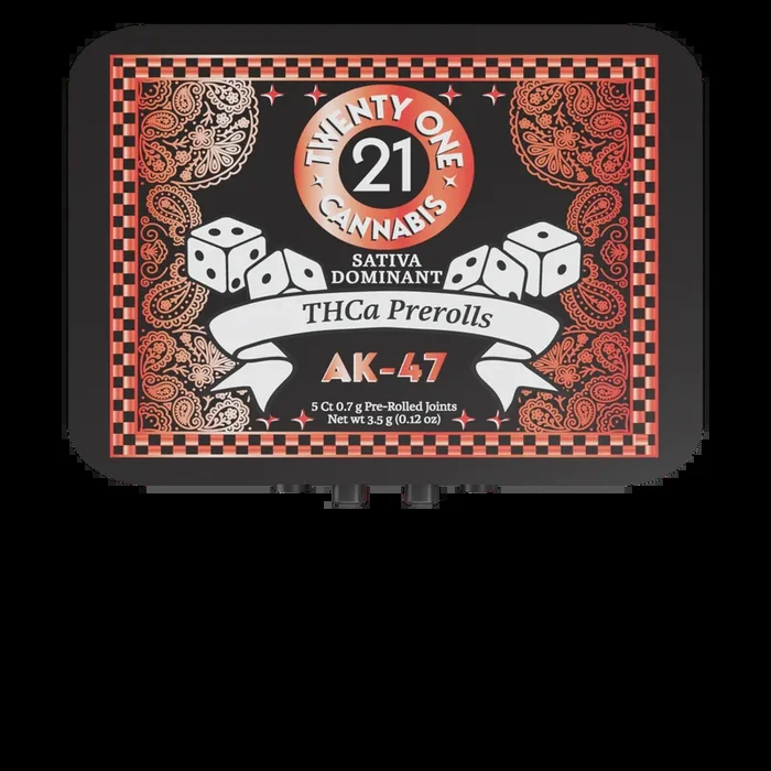 Twenty One THC-A Pre-Rolls 5ct 3.5g (6/Pack) [DROPSHIP]