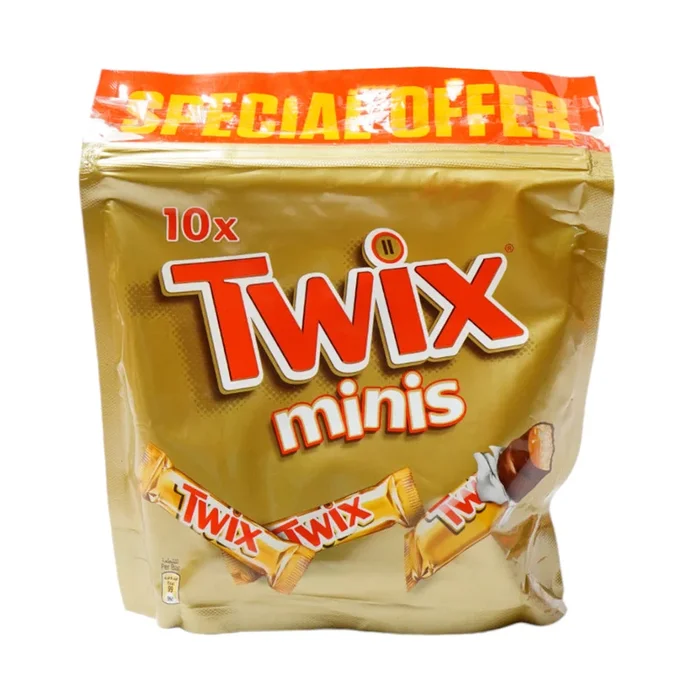 TWIX CHOCOLATE MINIS BAG 10 PC 200 GM