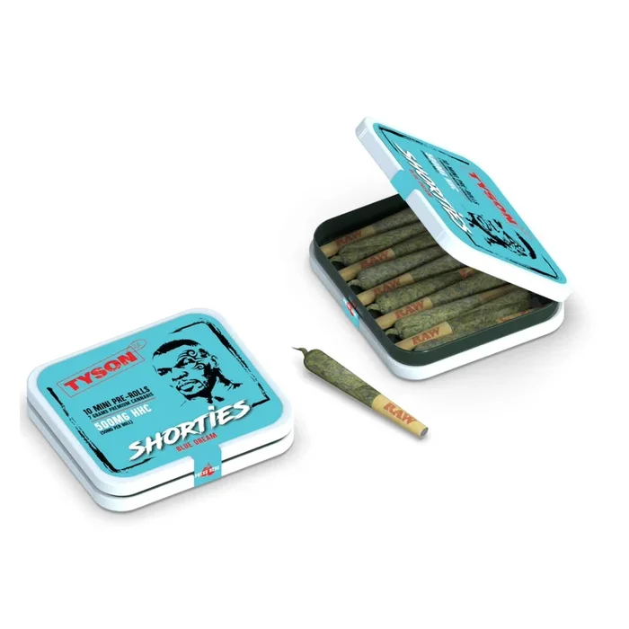 Tyson HHC Blue Dream Pre-Roll Shorties – 10ct