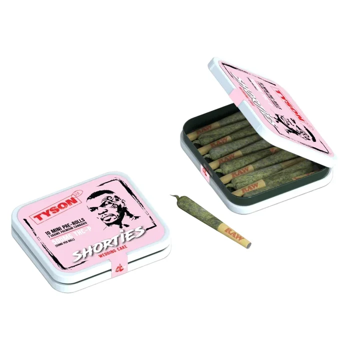 Tyson THC-P Wedding Cake Pre-Roll Shorties – 10ct