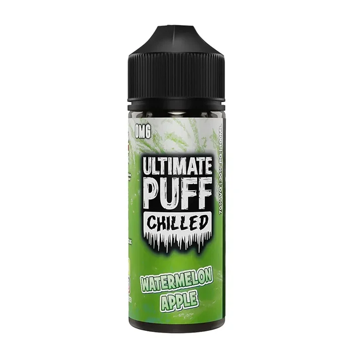 ULTIMATE PUFF CHILLED WATERMELON APPLE 100ML SHORTFILL E-LIQUID