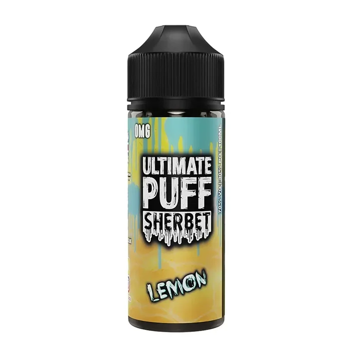 ULTIMATE PUFF SHERBET LEMON 100ML SHORTFILL E-LIQUID