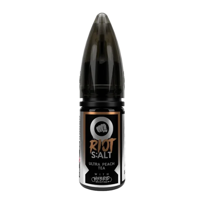 Ultra Peach Tea Hybrid 10ml Nic Salt E-Liquid by Riot Squad