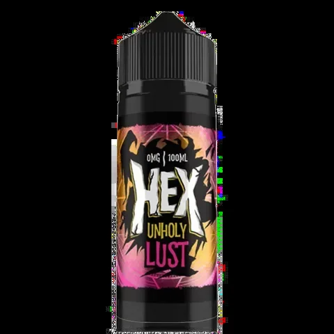 UNHOLY LUST E LIQUID BY HEX 100ML 70VG